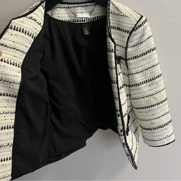 White House Black Market Embellished Tweed Jacket - Picture 12 of 14